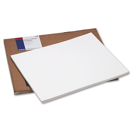 Epson Somerset Velvet Fine Art Paper, 24 x 30, White, 20PK EPSSP91200